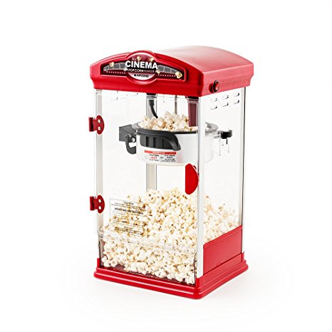 Retro Cinema Popcorn Maker - 4oz Popcorn Machine for Homemade Popcorn