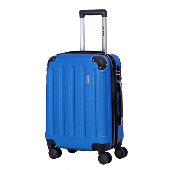 Performa Carry On 21" Inch Spinner Luggage Set TSA Lock Expandable Hardside Luggage Suitcase (Bright Blue)