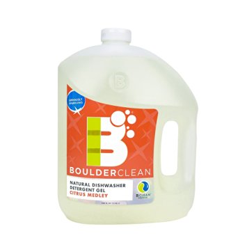 Boulder Clean Natural Dishwasher Detergent Gel, Citrus Medley, 100 oz, 2 Piece