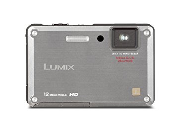 Panasonic Lumix DMC-TS1 12MP Digital Camera with 4.6x Wide Angle MEGA Optical Image Stabilized Zoom and 2.7 inch LCD (Silver)