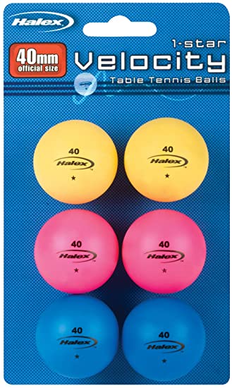 Halex Velocity Color 1-Star Table Balls