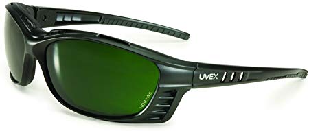 UVEX by Honeywell S2608XP Uvex Livewire Sealed Safety Eyewear with Matte Black Frame, Shade 5.0 Lens Tint, UV Extreme  and Anti-Fog Lens Coating