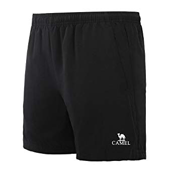 Camel Men's Sports Woven Shorts Quick Drying Breathable Workout Pants Perfect for Running Walking Yoga