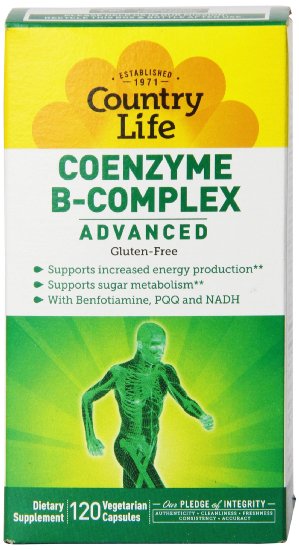 Country Life Coenzyme B Complex Advanced Capsules 120 Count