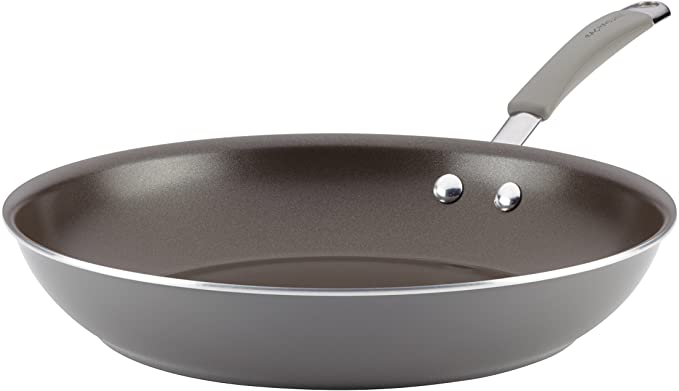 Rachael Ray 16805 Cucina Nonstick Frying Pan / Fry Pan / Skillet - 12.5 Inch, Gray