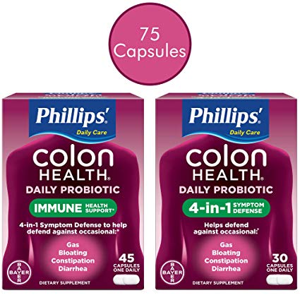 Phillips' Colon Health Probiotic Capsules, 75 Count
