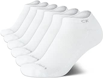 Calvin Klein Girls' Socks - Cushion No Show Ankle Socks (6 Pack)