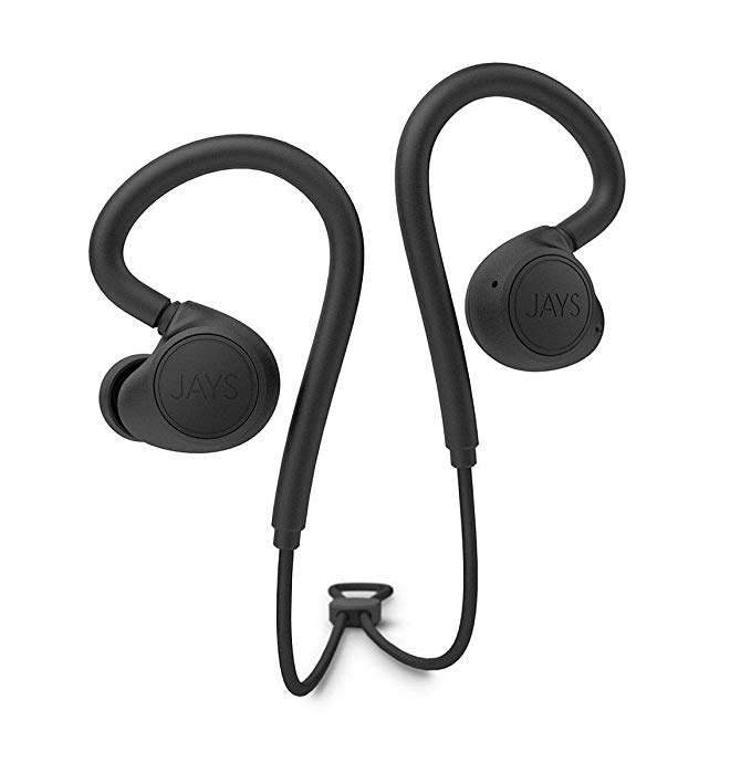 Jays m-Six Wireless Bluetooth Headset - Black/Black