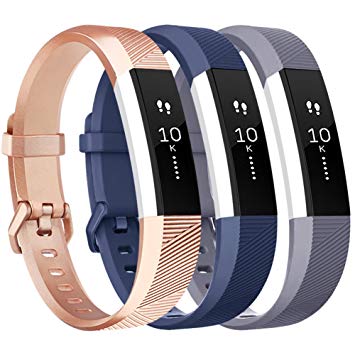 Vancle Replacement Bands with Metal Buckle for Fitbit Alta HR and Fitbit Alta