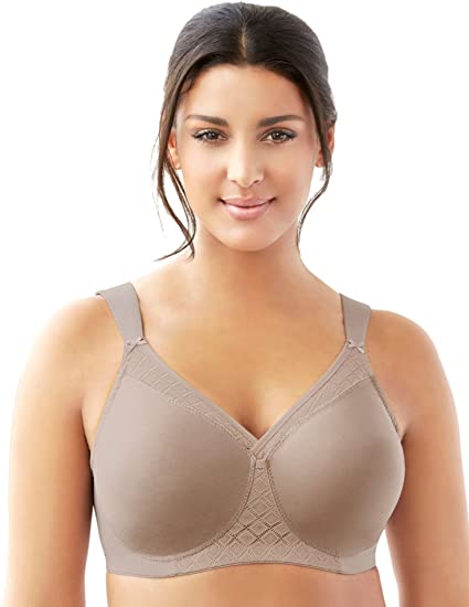 Glamorise Women's Full Figure MagicLift Non-Padded Wirefree T-Shirt Bra #1080