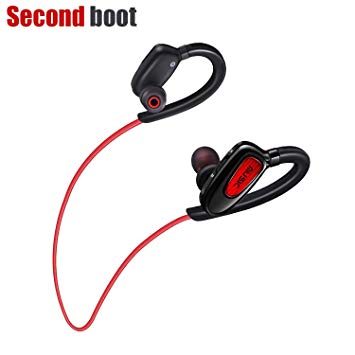 Wireless Headphones Bluetooth Headphones Sports Earbuds IPX5 Waterproof Stereo Earphones for Gym Running 10 Hours Play Time Noise Cancelling Headsets