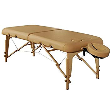 Mt Massage Midas-Girl 30'' Breast Recess Professional Portable Massage Table Package(Beige)