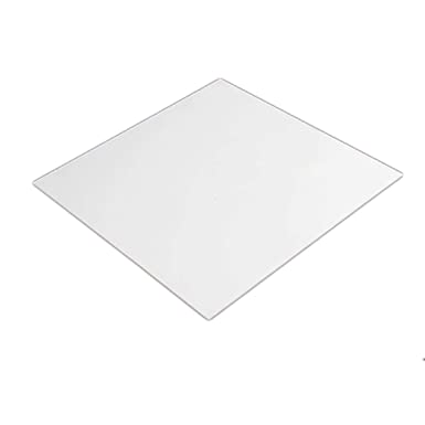 White PTFE Virgin Sheet 1x250x250mm .03937"x9.8"x9.8"