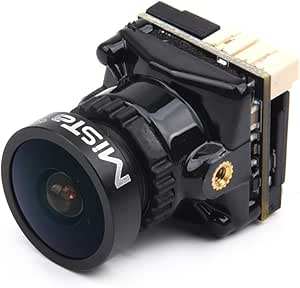 Readytosky 2000TVL FPV Mini Camera 1/1.8 ''inch Starlight 2.1mm Lens 4:3 & 16:9 NTSC & PAL Switchable FPV RC Camera for RC FPV Racing Drone FPV Mista Ratel Camera(Black)