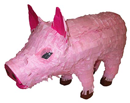 Aztec Imports Pig Pinata, Pink
