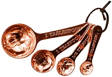 Alaska Animals Stainless Steel Measuring Spoons (Copper)