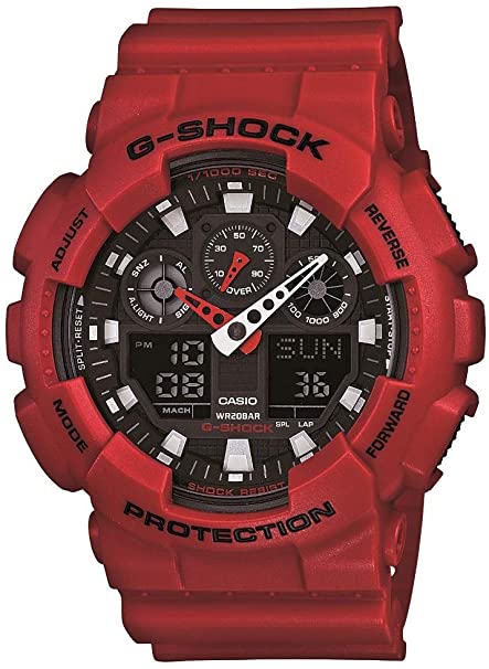 Casio Men's GA-100 XL Series G-Shock Quartz 200M WR Shock Resistant Watch