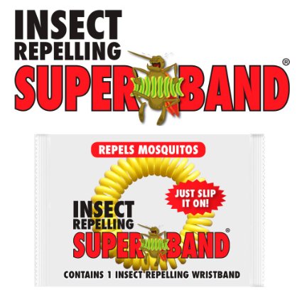SUPERBAND 20 Pack All Natural Mosquito Repellent Bracelets - Guaranteed to Work - No Messy Lotions Sprays or Plastic - Fast and Easy 30 Day Money Back Guarantee