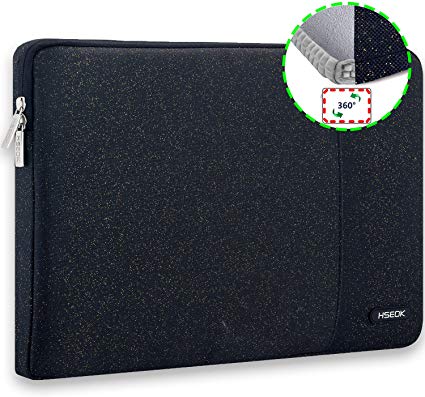 HSEOK Golden Wheat Laptop Sleeve 15-15.6 Inch Case for Most 15.6" MacBook Notebooks, Spill and Drop Resistant Carrying Case for HP Lenovo ASUS DELL Toshiba