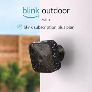 Blink Outdoor   Sync Module 2 With 1-Year Subscription | Wireless HD smart security camera with two-year battery life, motion detection, Alexa enabled | 2-Camera System