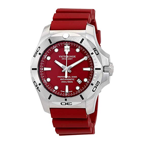 Victorinox V241735 INOX Men's Watches, Red/Red, 45mm