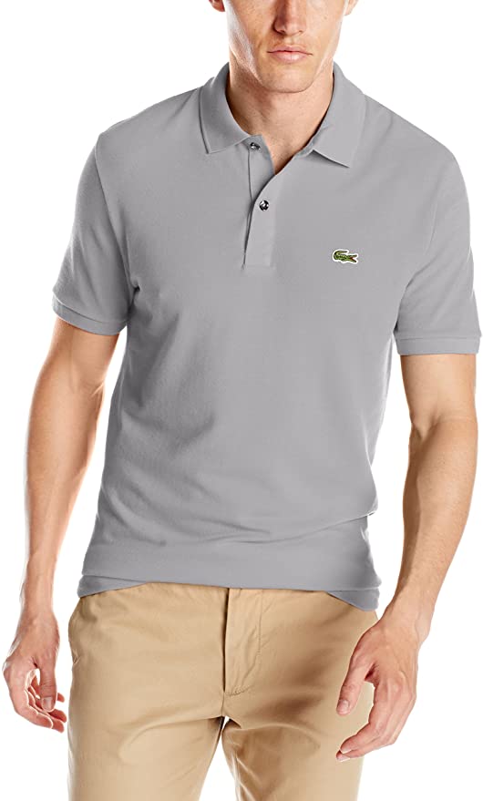 Lacoste Men's Discontinued Classic Pique Slim Fit Short Sleeve Polo Shirt