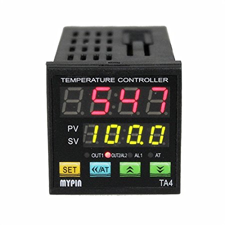 AGPtek Digital PID Temperature Controller RNR Control Out, Dual Display for Fahrenheit(F) and Celsius(C)