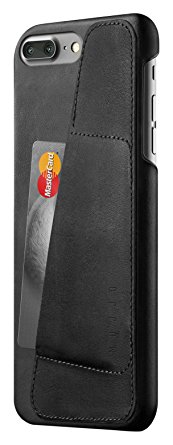 NEW Mujjo Leather Wallet Case for iPhone 7 Plus (Black)