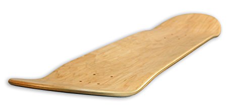 Blank Decks Warning Skateboard Deck (Colors May Vary)