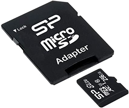 Silicon Power Elite 256GB MicroSD Card with Adapter