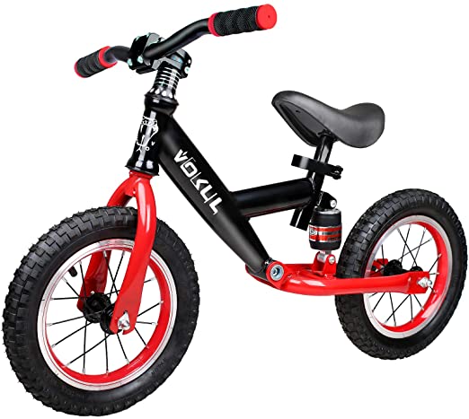 VOKUL Sport Balance Bike for Toddlers and Kids,No Pedal Sport Training Bicycle with 12" Alloy Durable Wheels Air Tires