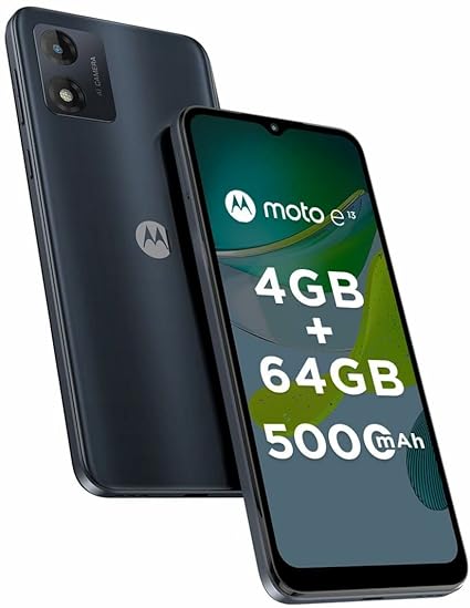 Motorola e13 (Cosmic Black, 4GB RAM 64GB Storage)