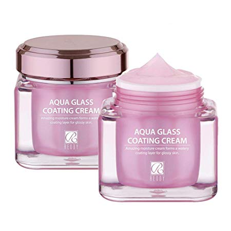 [REDDY] Aqua Glass Coating Cream 50g, Water Coating Moisture Cream, for Dewy Glow Base Make up Skin Care