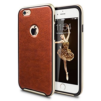 iPhone 6 Leather Case, [Classy Back Case Series] iVAPO [Leather Bound] Premium iPhone 6s Leather Case for Apple iPhone 6 / 6S (4.7 Inch Vintage Brown)