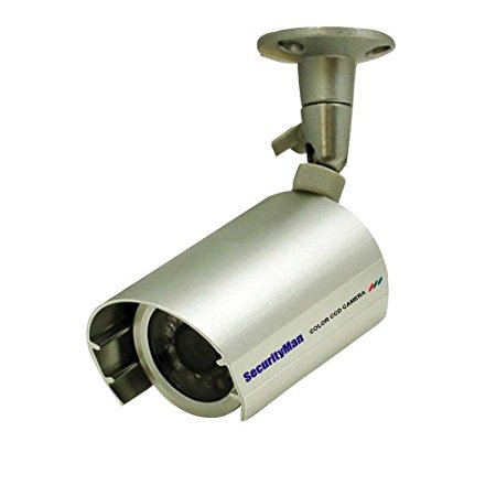SecurityMan SM-306 Outdoor/Indoor Wired Color CCD Camera Kit with Night Vision