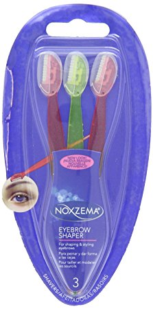 Noxzema Eyebrow Shaper, 3 per package (Pack of 3 (9 Blades))