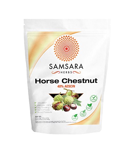 Horse Chestnut Extract Powder - - 40% Aescin Extract - (4oz / 114g) POTENT, CONCENTRATED EXTRACT 