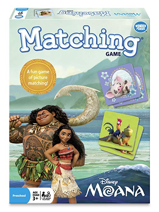 Wonder Forge Disney Moana Matching Game