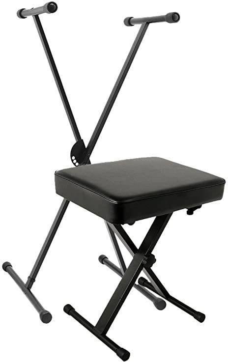 World Tour Single X Keyboard Stand and Deluxe Bench Package