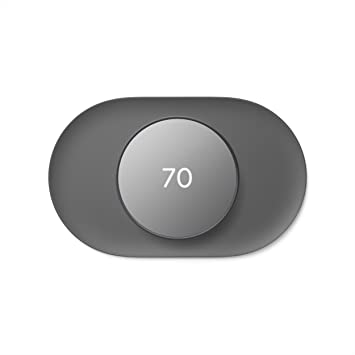 Google Nest Thermostat - Smart Thermostat for Home - Programmable Wifi Thermostat & Trim Kit - Made for the Nest Thermostat - Programmable Wifi Thermostat Accessory - Charcoal