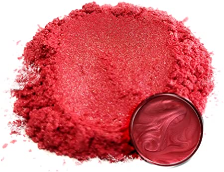 Eye Candy Mica Powder Pigment “Red Rose” (25g) Multipurpose DIY Arts and Crafts Additive | Natural Bath Bombs, Resin, Paint, Epoxy, Soap, Nail Polish, Lip Balm (Red Rose, 25G)