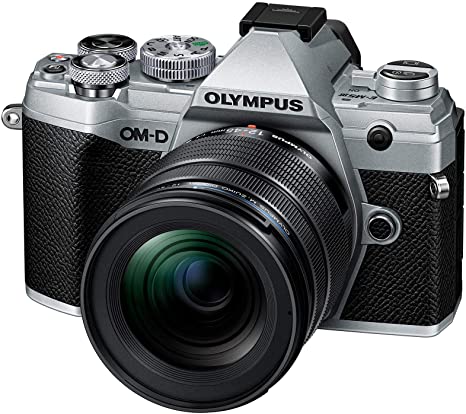 Olympus OM-D E-M5 Mark III Silver Body with Black M.Zuiko Digital ED 12-45mm F4.0 PRO Lens Kit