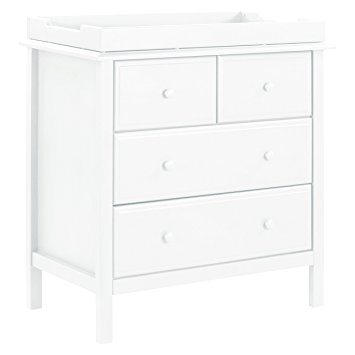 DaVinci Autumn 4 Drawer Dresser, White