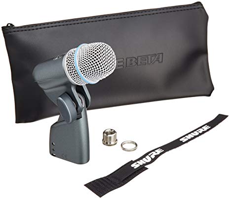 Shure BETA 56A Supercardioid Swivel-Mount Dynamic Microphone with High Output Neodymium Element for Vocal/Instrument Applications