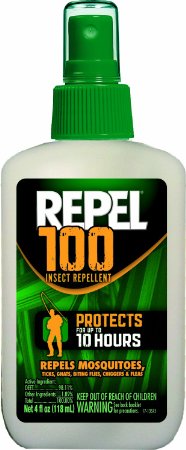 Repel 94108 100 Insect Repellent Pump Spray 9811-Percent DEET 4-Ounce