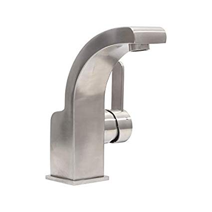 BOANN BNYBF-M06-1S Priscilla 304 Stainless Steel Bathroom/Vessel Faucet, 7.6"