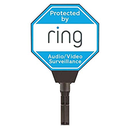 Ring Solar Security Yard Sign, Blue