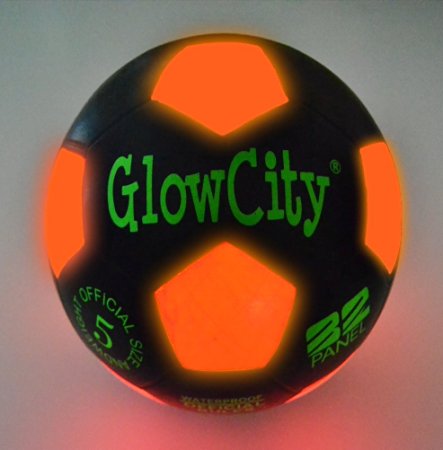 Light Up LED Soccer Ball Black Limited Edition