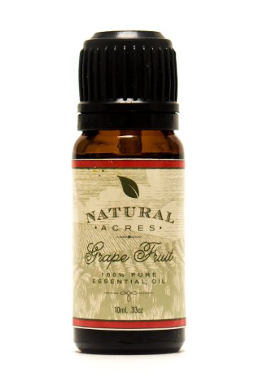 Grapefruit Essential Oil - 100 Pure Therapeutic Grade Grapefruit Oil by Natural Acres - 10ml