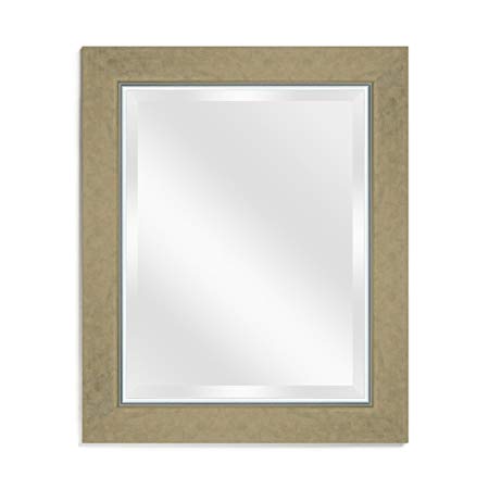 Wall Mirror Decorative Vanity Bathroom Rectangular Vintage Gold Beveled Frame 16x20